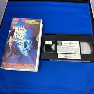 The Hills Have Eyes Part 2 VHS Clamshell Vintage Horror